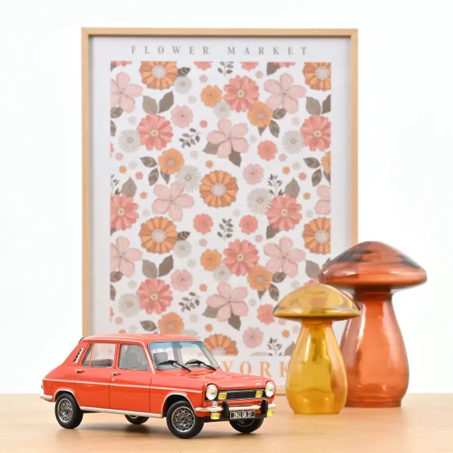 Norev Simca 1100 TI 1974 voiture 1:18 rouge Sumatra