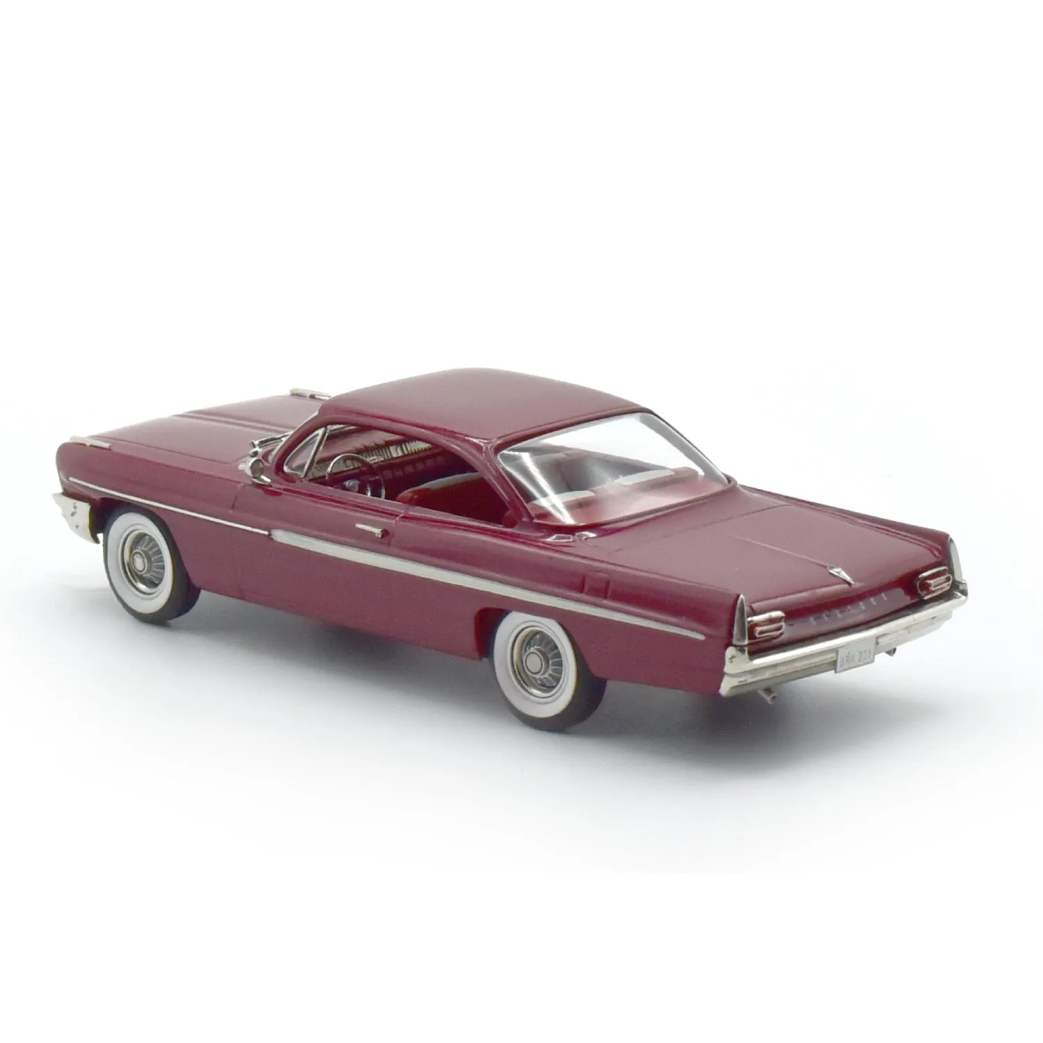 Brooklin 1961 Pontiac Ventura miniature rouge Coronado 1/43
