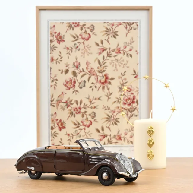 Norev Peugeot 402 Eclipse 1937 voiture miniature 1/18 chocolat