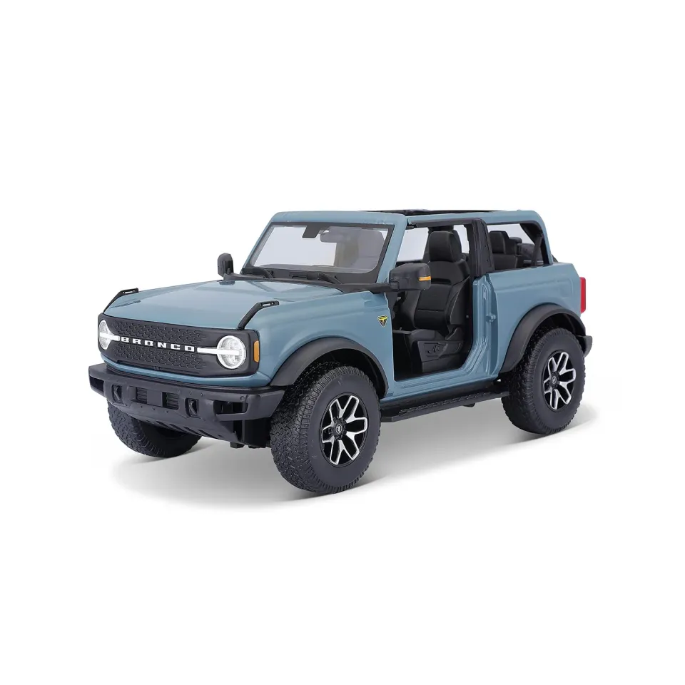 Bburago Ford Bronco miniature 1/18 bleu métal