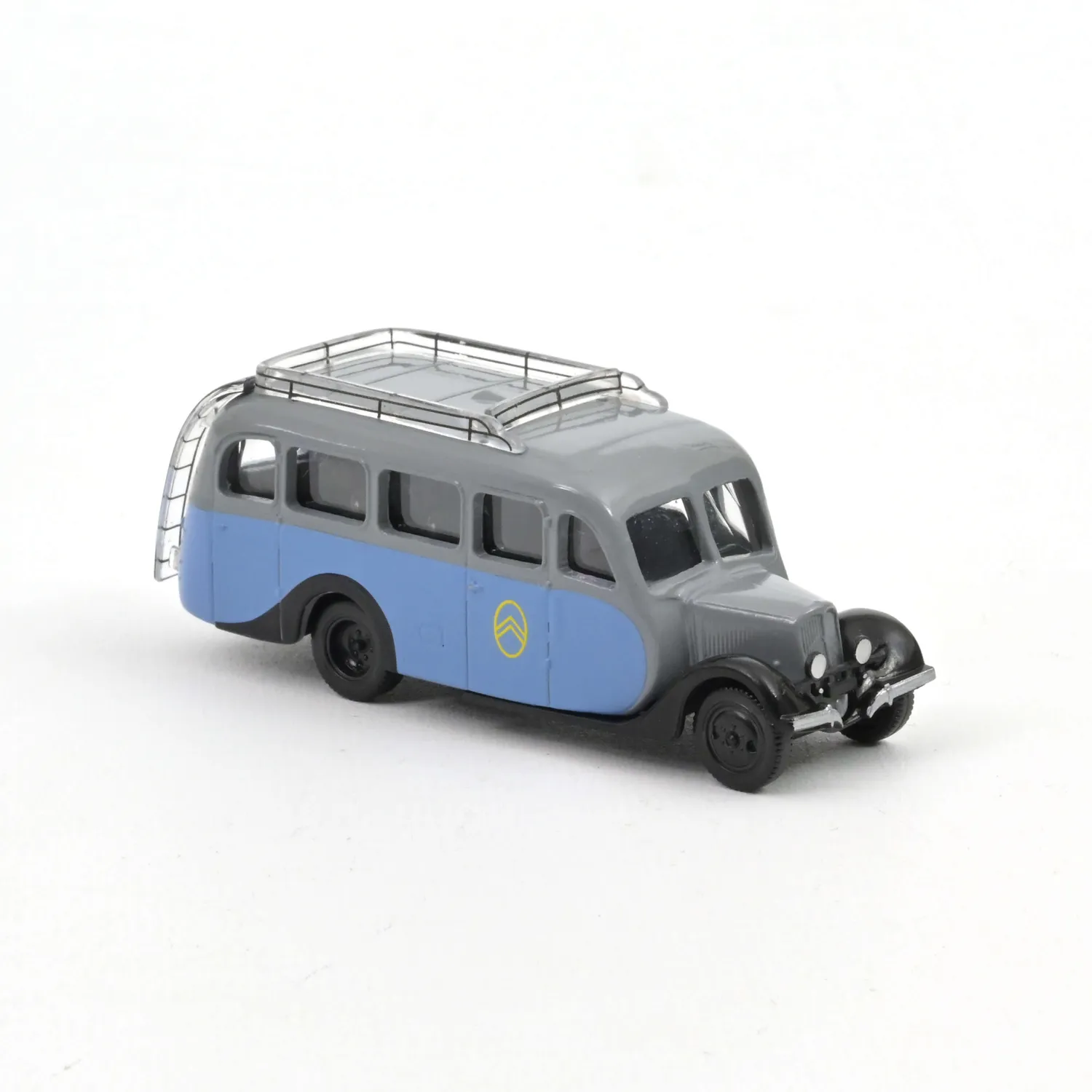 Norev Citroën U23 Autocar 1947 miniature 1/87 Gris Bleu