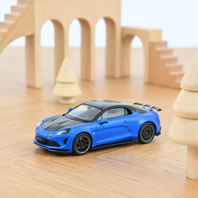 Norev Alpine A110 R 2023 voiture miniature 1/43 bleu alpin mat