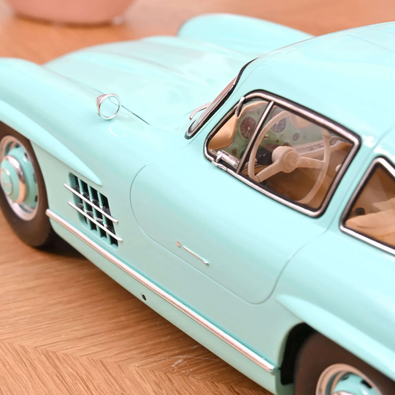 Norev Mercedes 300 SL 1956 miniature turquoise 1/12 200pcs
