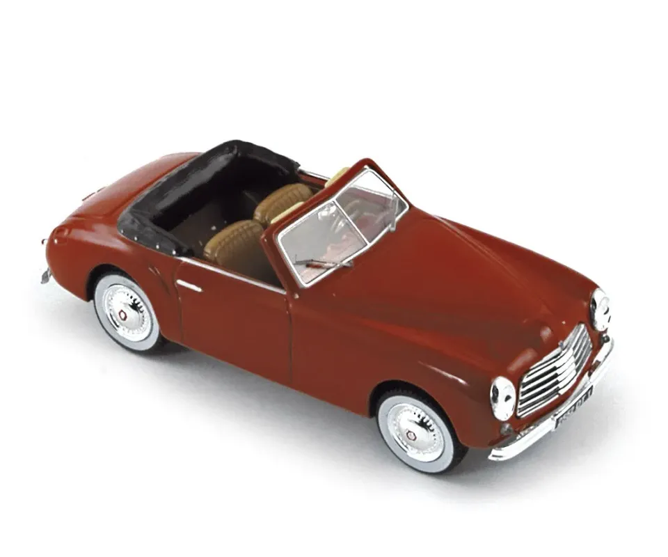 Norev Simca 8 Sport 1949 rouge miniature 1/43 cabriolet