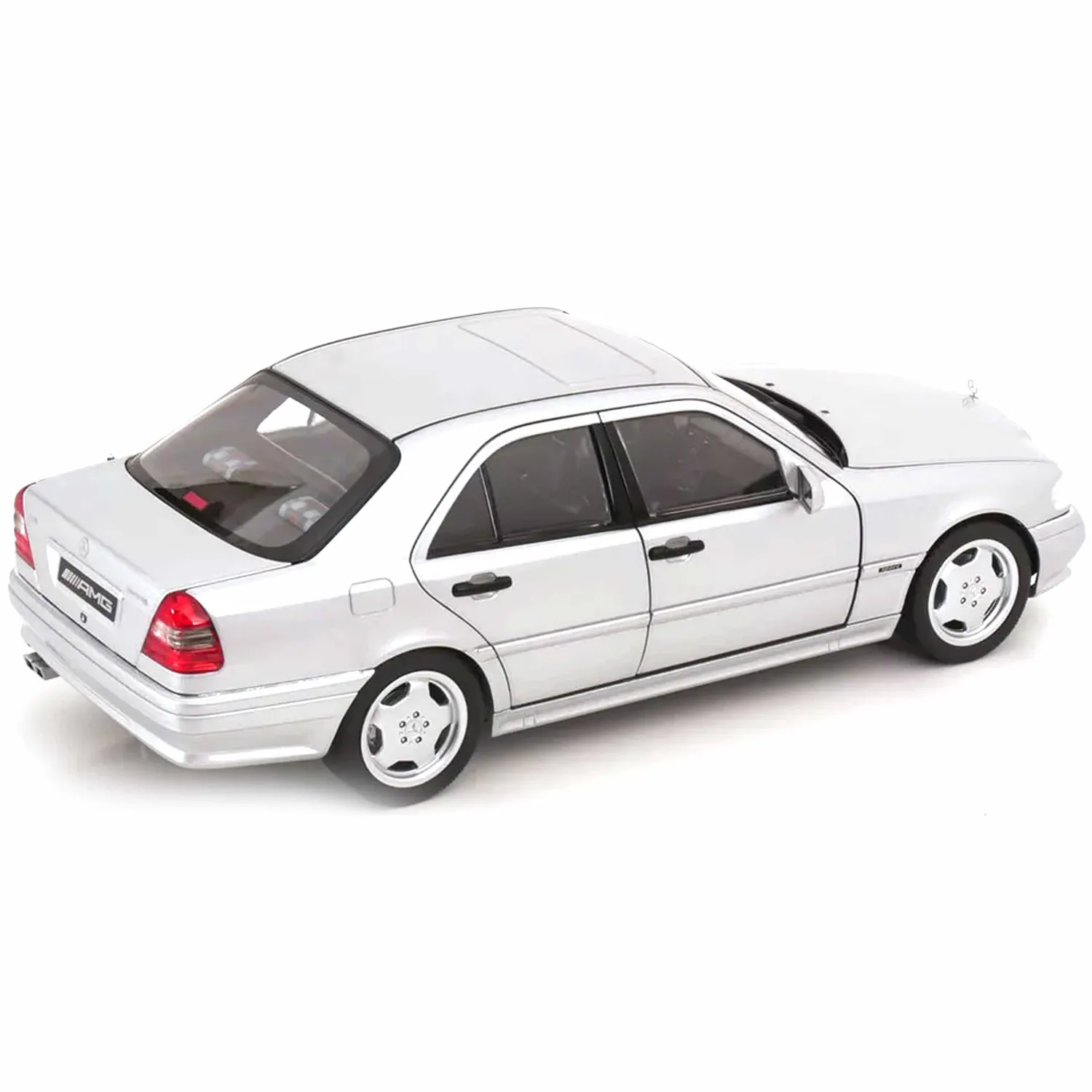 Norev Mercedes C36 AMG 1993 miniature 1/18 argent youngtimer