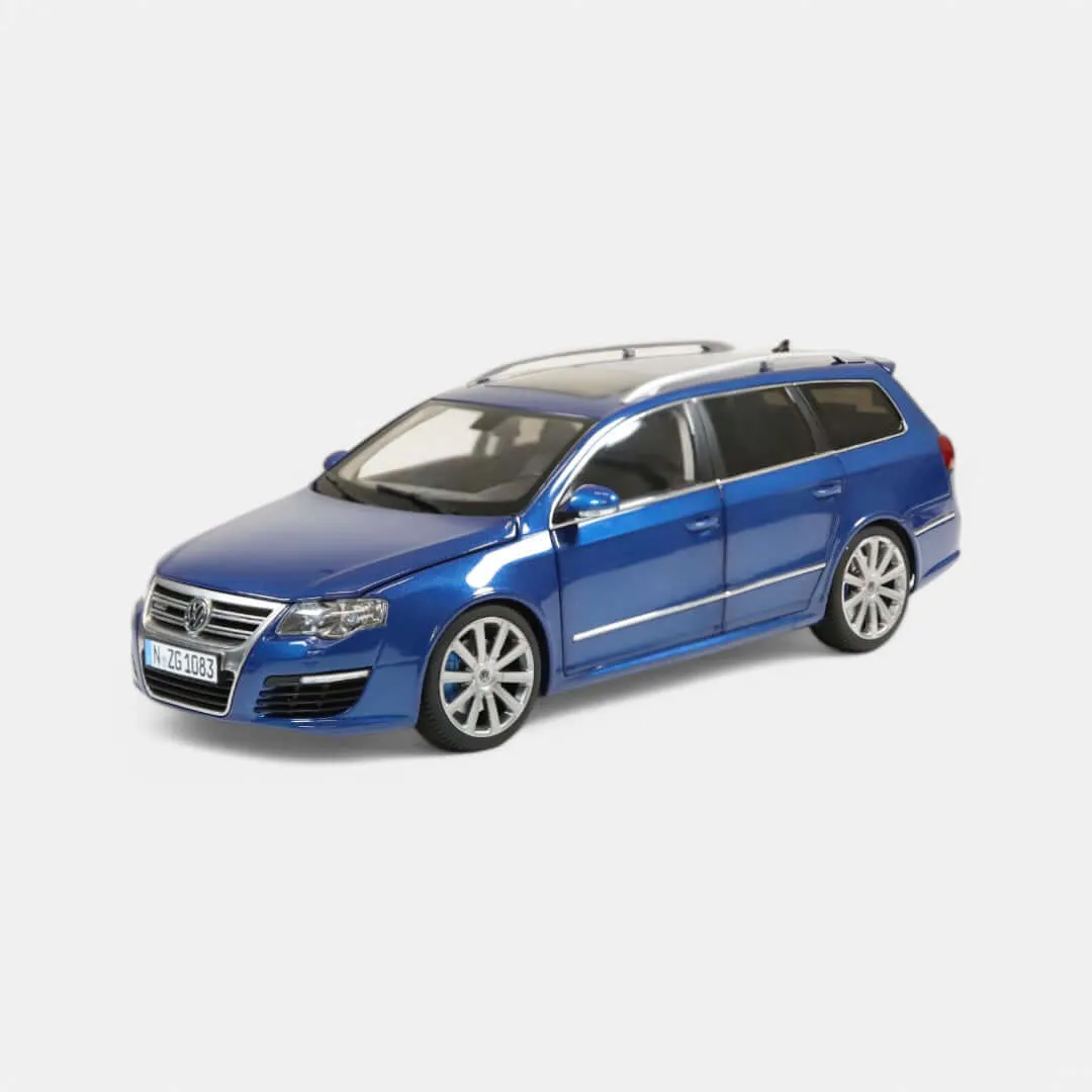 NZG VW Passat R36 break miniature 1:18 bleu biscaya