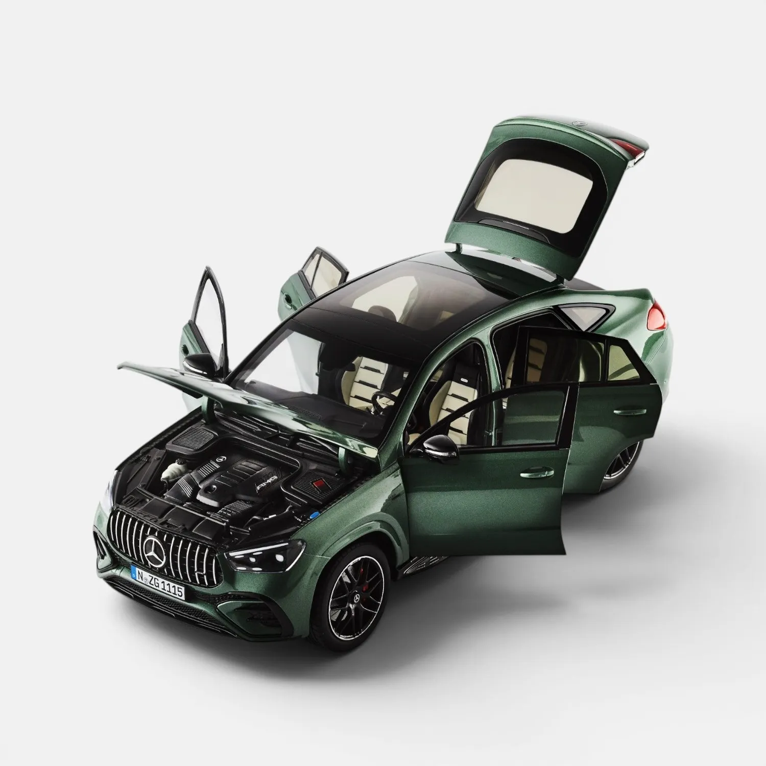 NZG Mercedes-AMG GLE 53e Coupé voiture miniature 1:18 vert