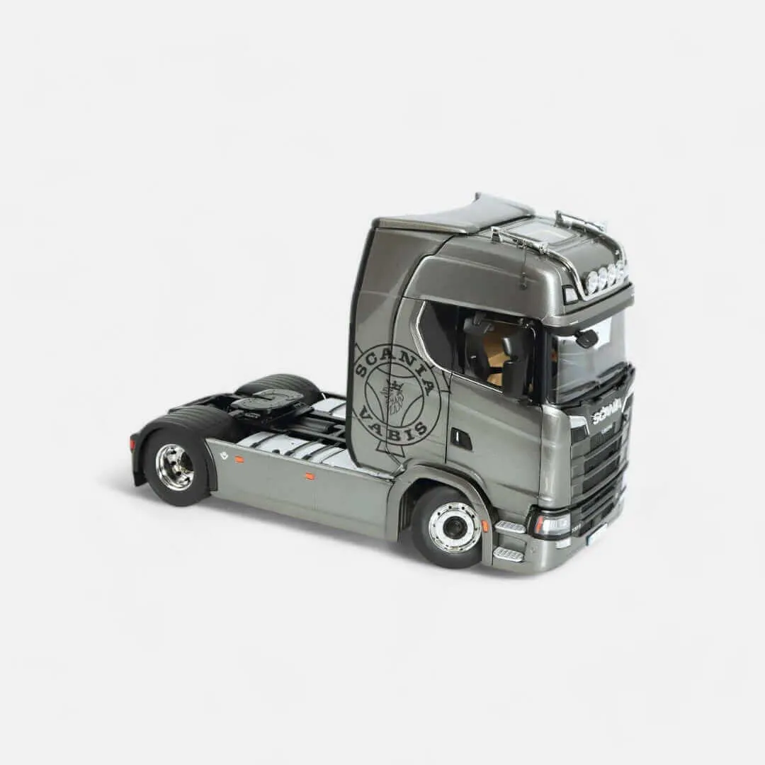 NZG Scania 730S V8 camion miniature bleu fiction 1:18