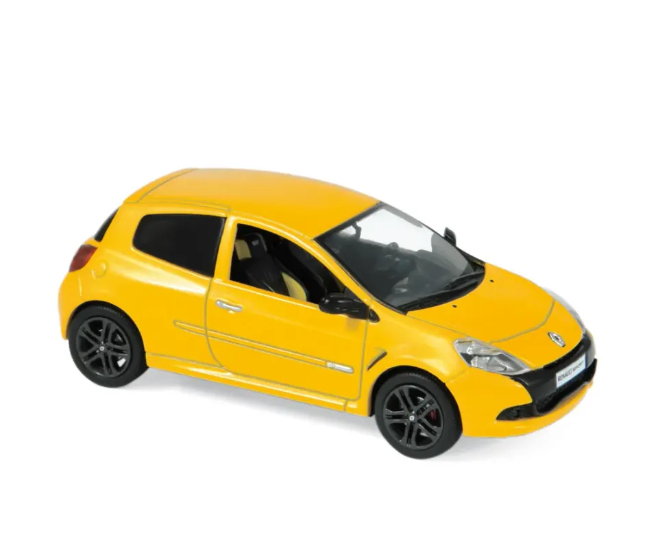 Norev Renault Clio R.S. 2009 miniature 1/43 jaune