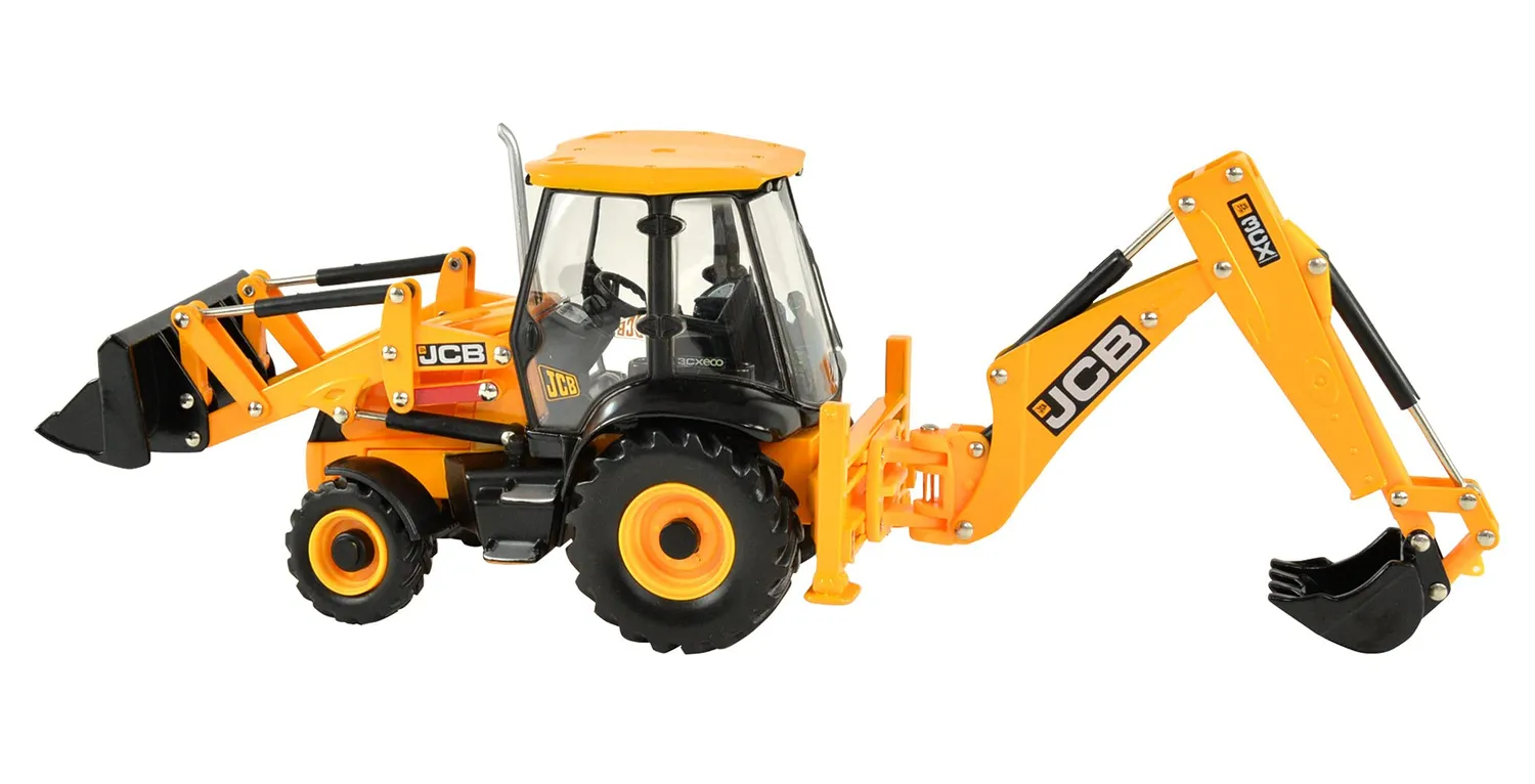 Britains JCB 3CX tractopelle miniature 1:32 jaune