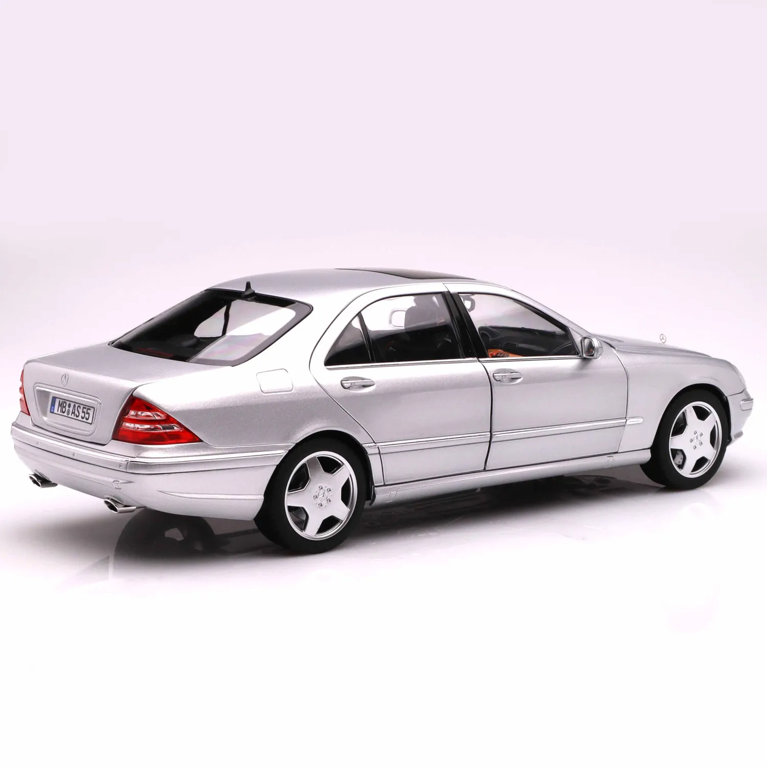 Norev Mercedes-Benz S55 AMG 2000 miniature 1/18 argent