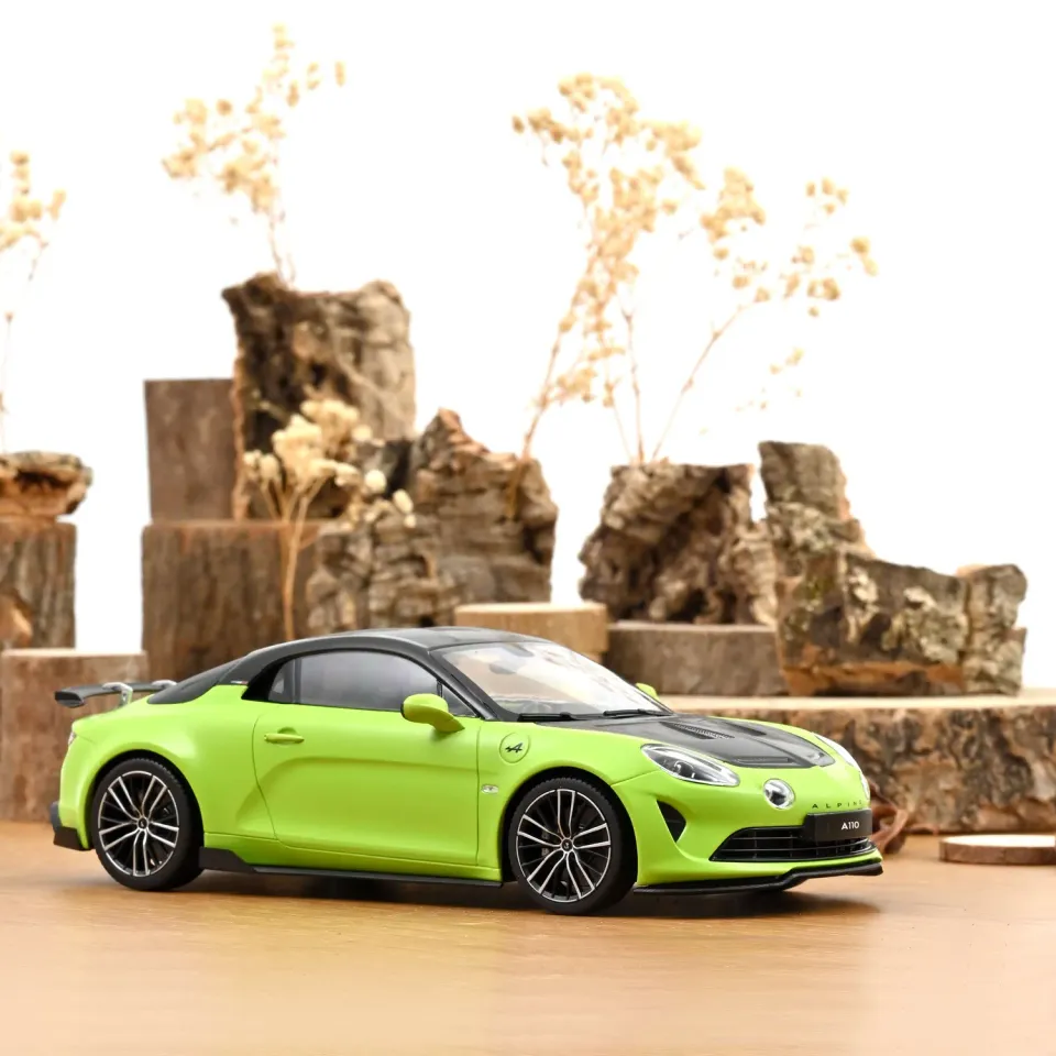 Norev Alpine A110 R Turini 2025 miniature 1/18 vert acide