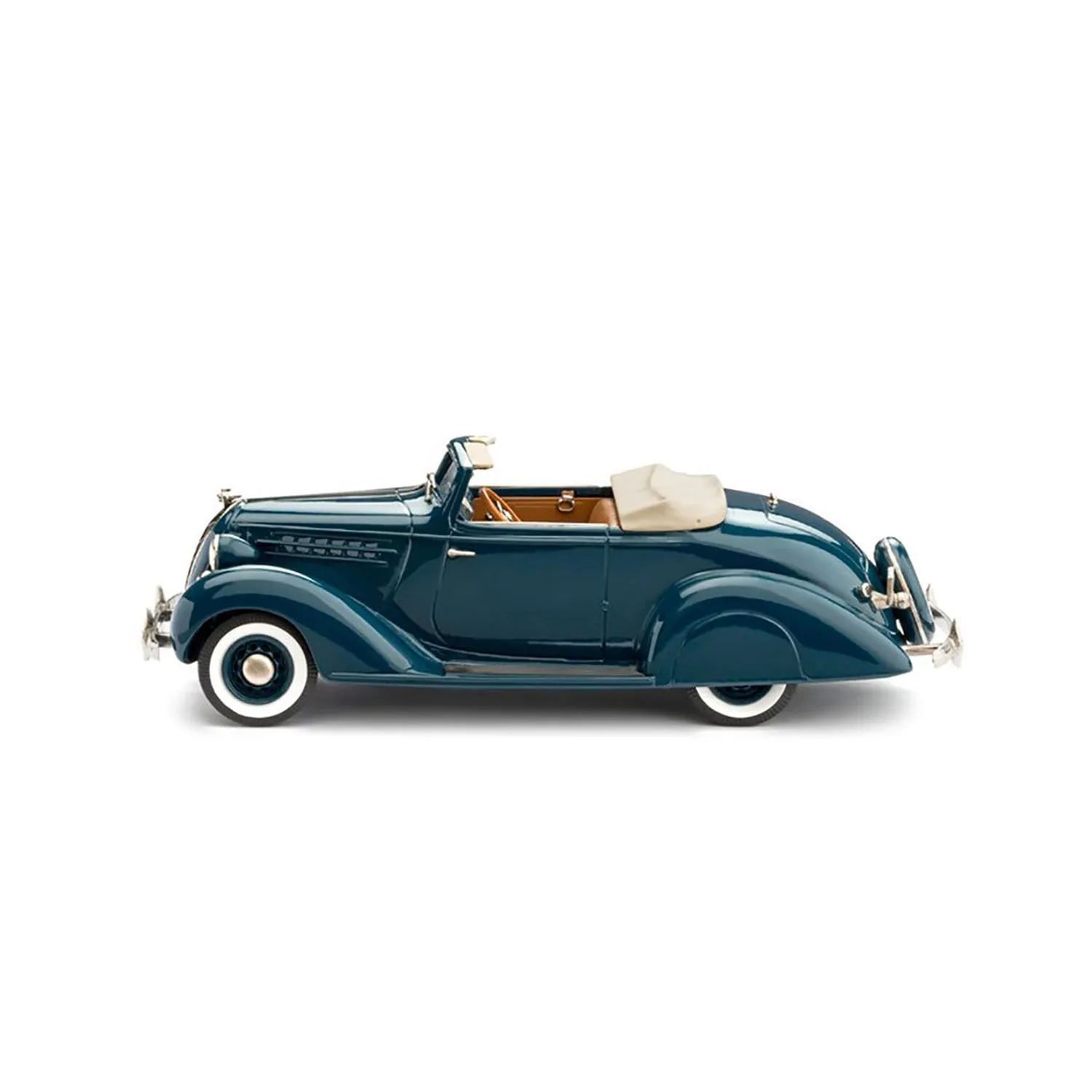 Brooklin BML 1936 Hudson Terraplane Custom Six Convertible Coupe miniature bleu