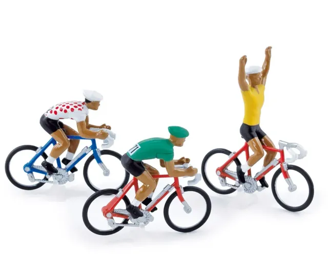 Norev Équipe 3 cyclistes 1976 figurines 1/43 Tour de France