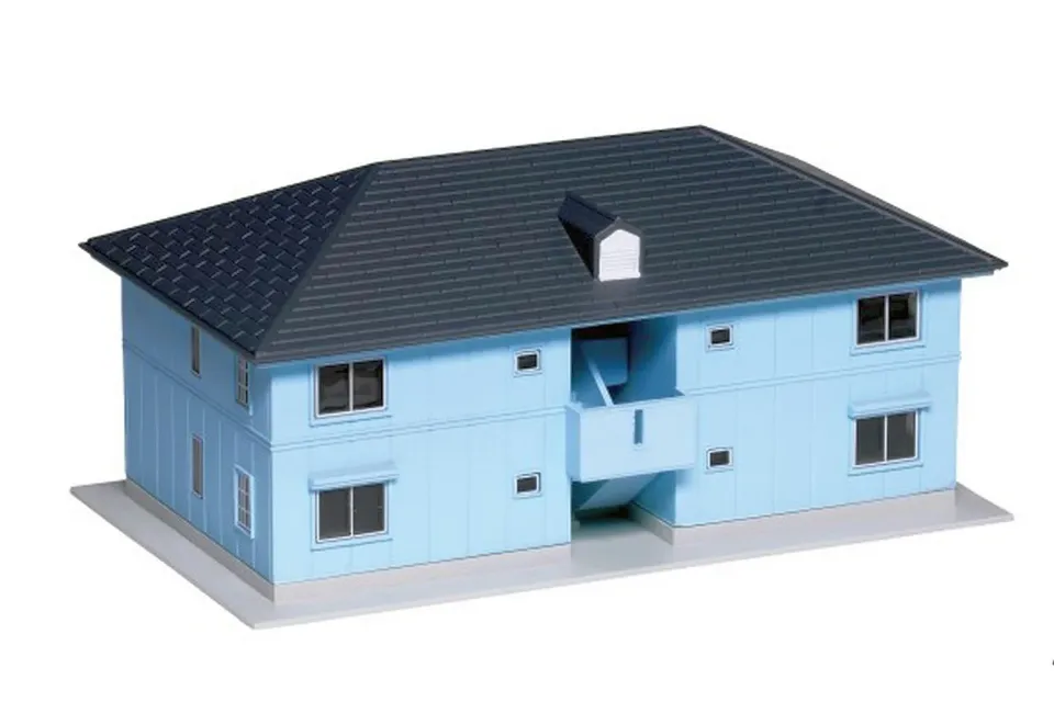 MINIS Gilbert Gardens immeuble miniature bleu