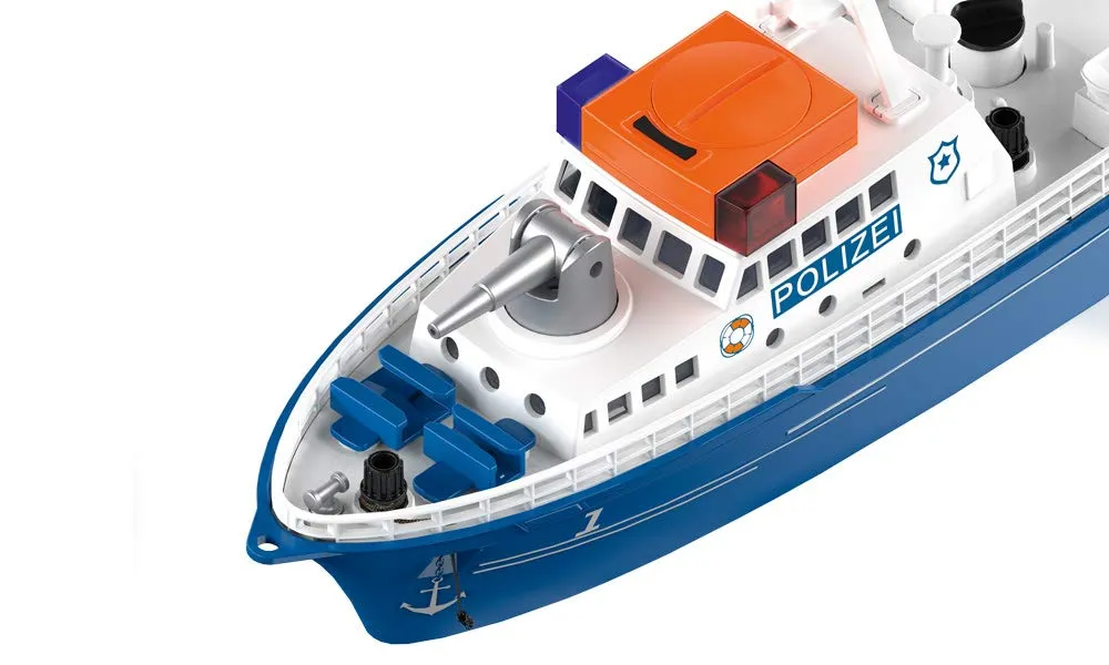 SIKU Super 5401 bateau miniature police bleu flottant