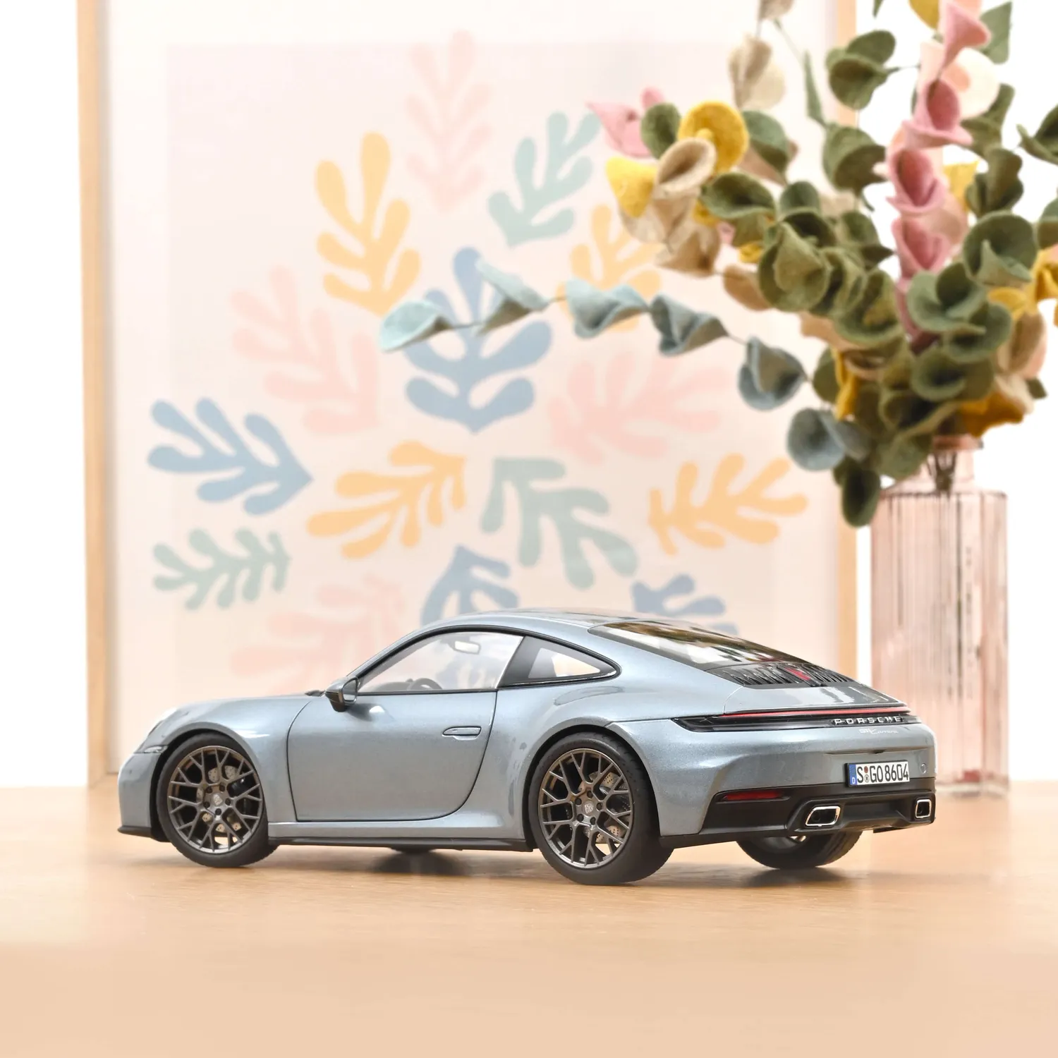 Norev Porsche 911 Carrera 2025 964 miniature 1/18 gris polaire