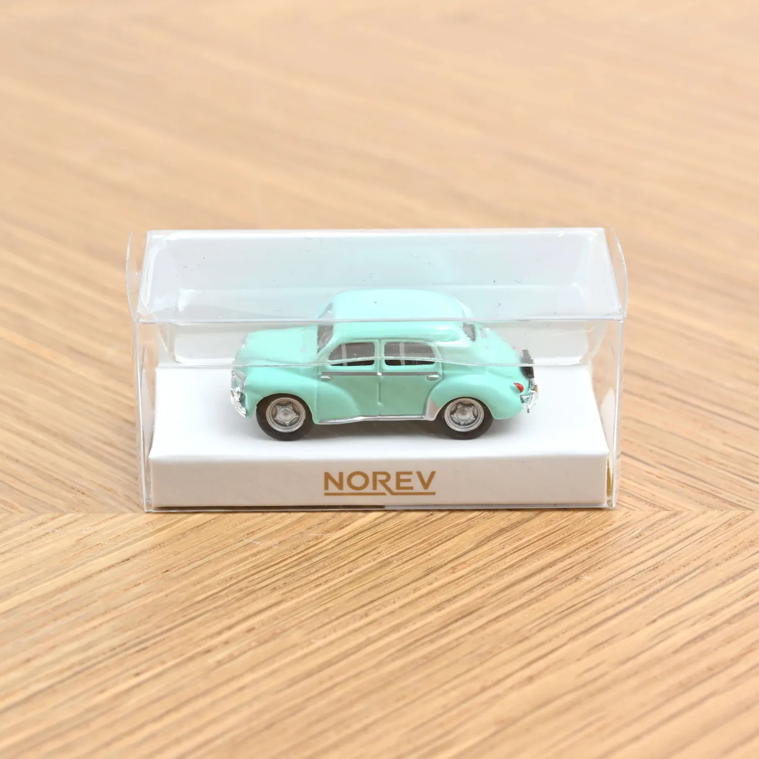 Norev Renault 4CV 1955 miniature 1/87 vert d'eau sport