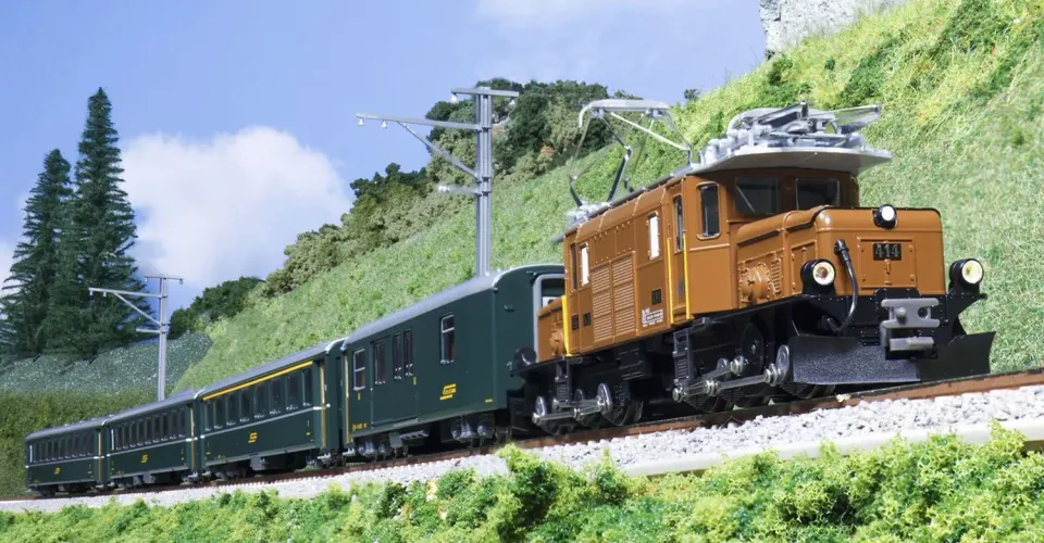 MINIS Ge 6/6 I 415 RhB coffret train N 5 éléments sonore