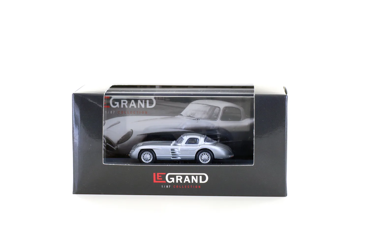 LEGRAND 300 SLR Uhlenhaut voiture miniature 1/87 argent