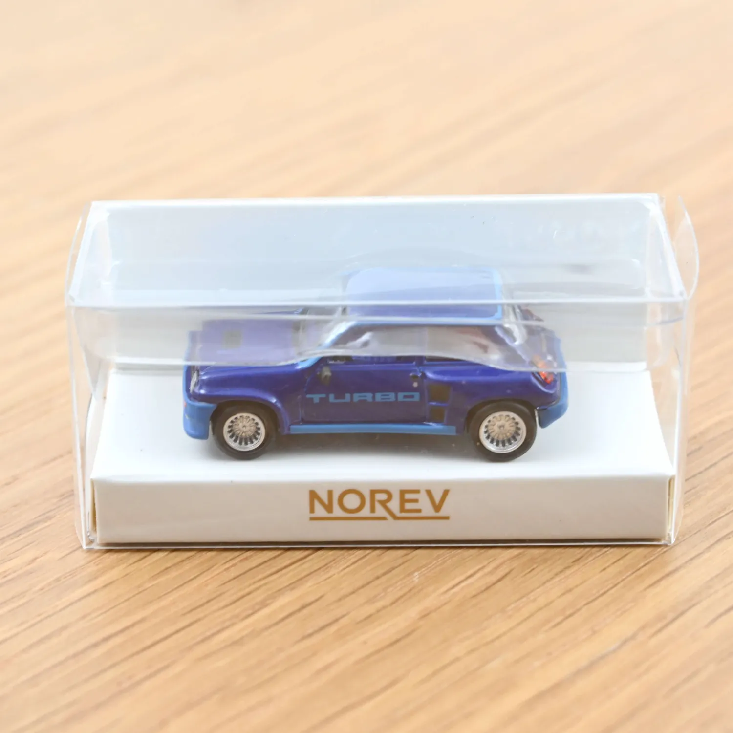 Norev Renault 5 Turbo 1980 miniature 1/87 bleu Olympe