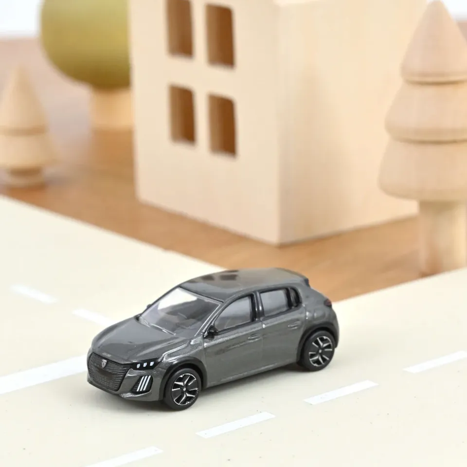 Norev Peugeot 208 2024 voiture miniature 1/64 gris sélénium