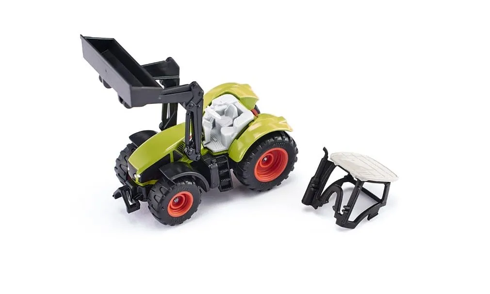 SIKU Farmer 1392 Claas Axion tracteur miniature vert avec chargeur