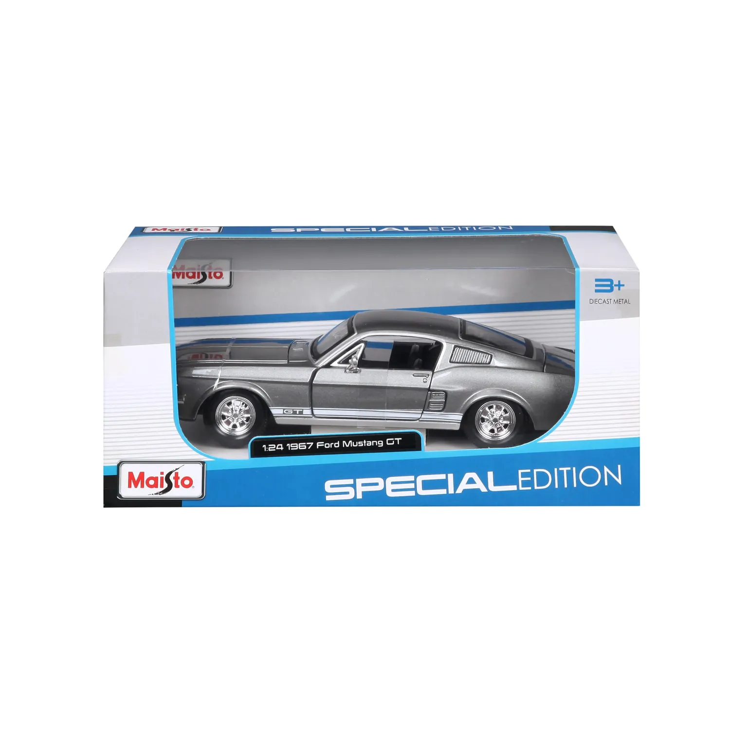 Maisto Ford Mustang GT 1967 miniature 1/24 rouge 31260