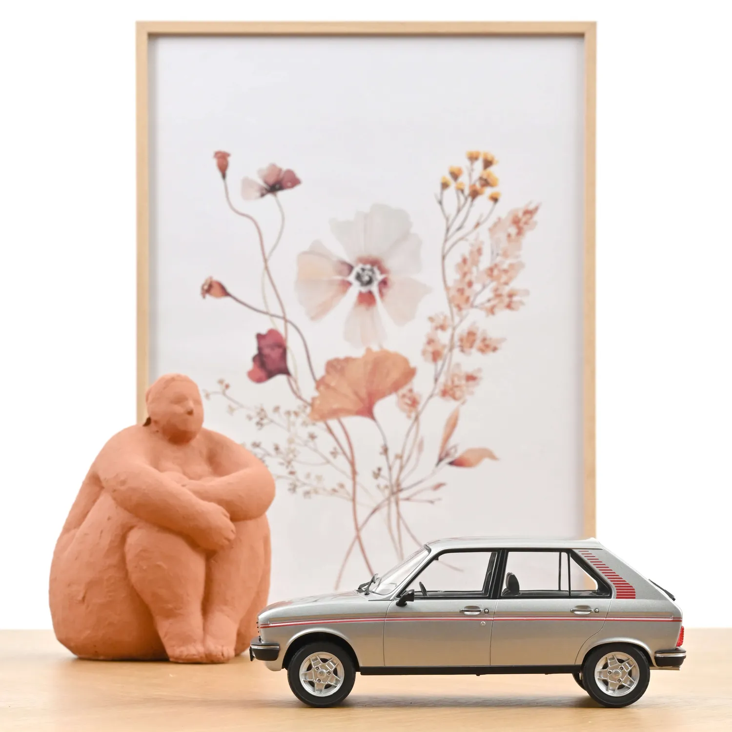 Norev Peugeot 104 S 1981 miniature 1/18 gris 104 ex