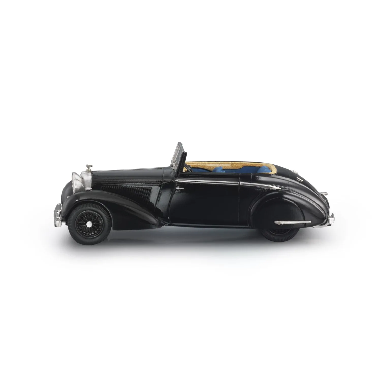 Brooklin Lansdowne 1936 Bentley 4¼ Litre Concealed DHC miniature argent
