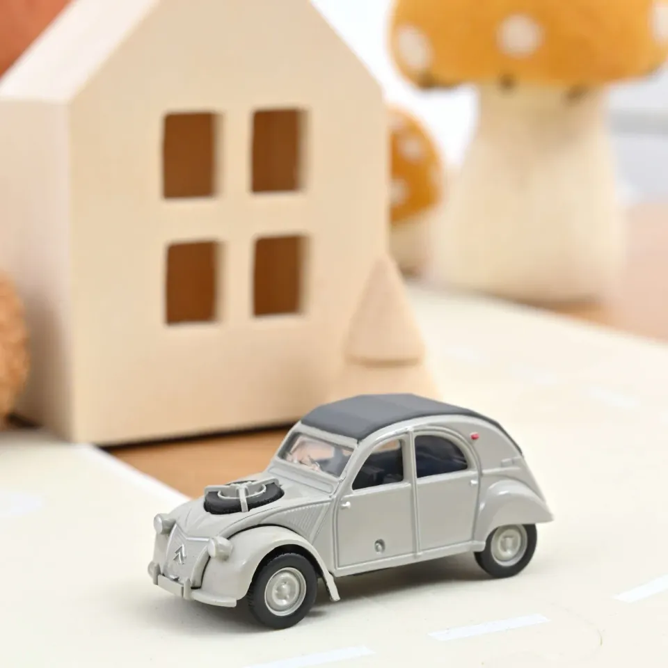 Norev Citroën 2CV 4x4 1962 miniature 1/54 gris rosé
