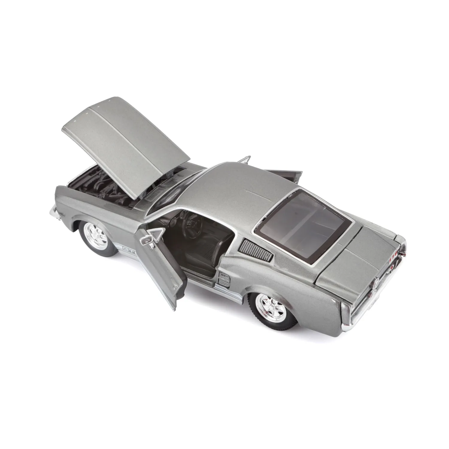 Maisto Ford Mustang GT 1967 miniature 1/24 rouge 31260