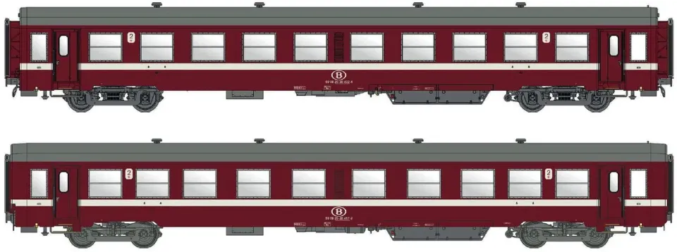MINIS K4 B SNCB voitures voyageurs Ep V lot 2