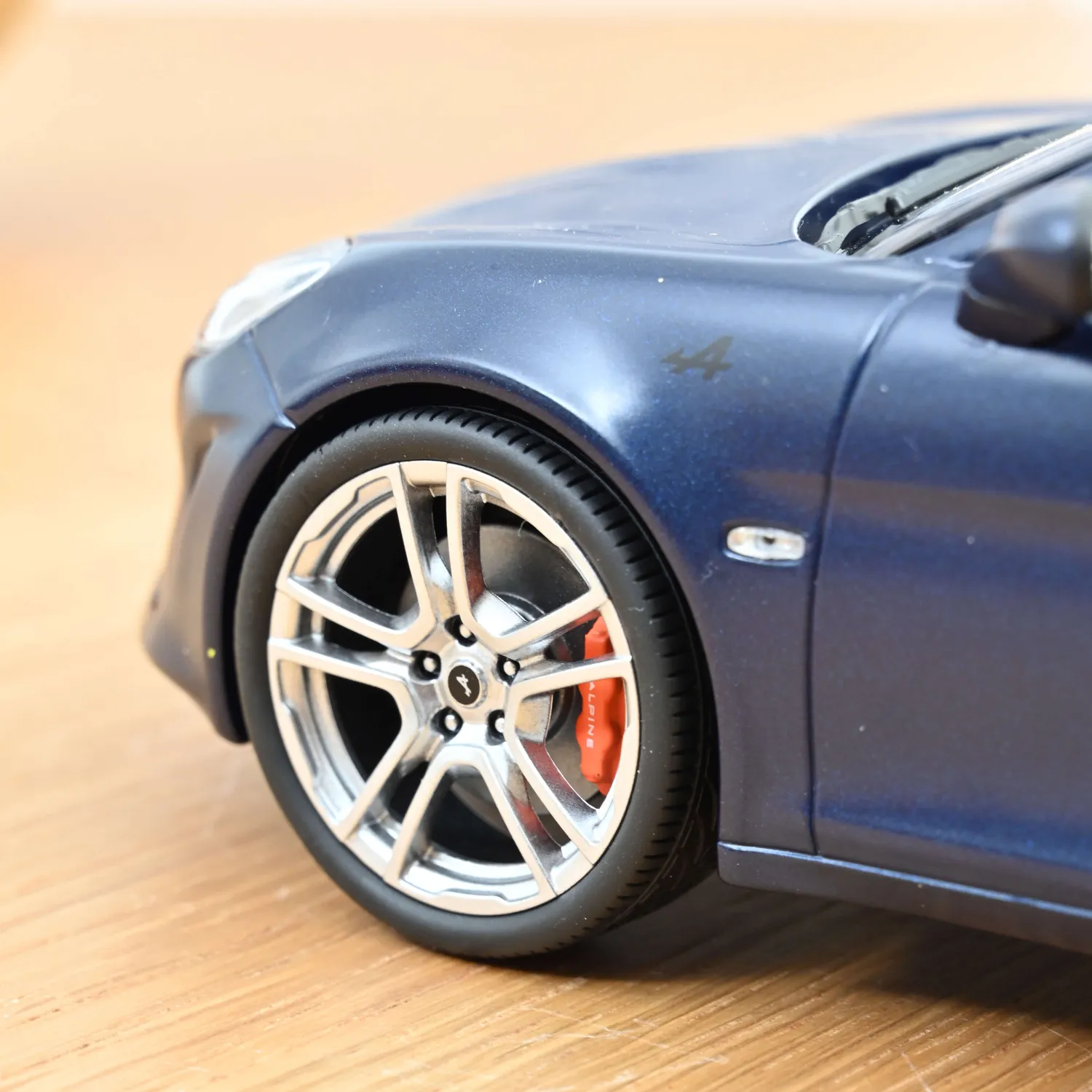 Norev Alpine A110 S 2025 miniature 1/18 bleu Tempête mat