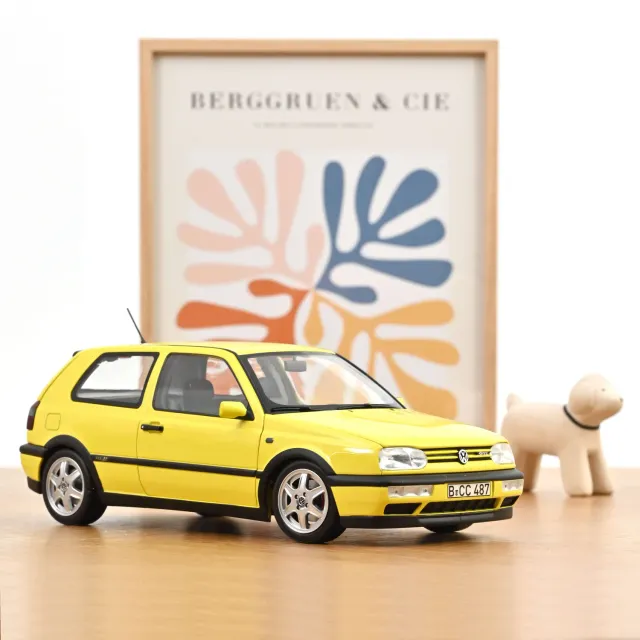 Norev VW Golf GTI Color Concept 1994 miniature 1/18 jaune