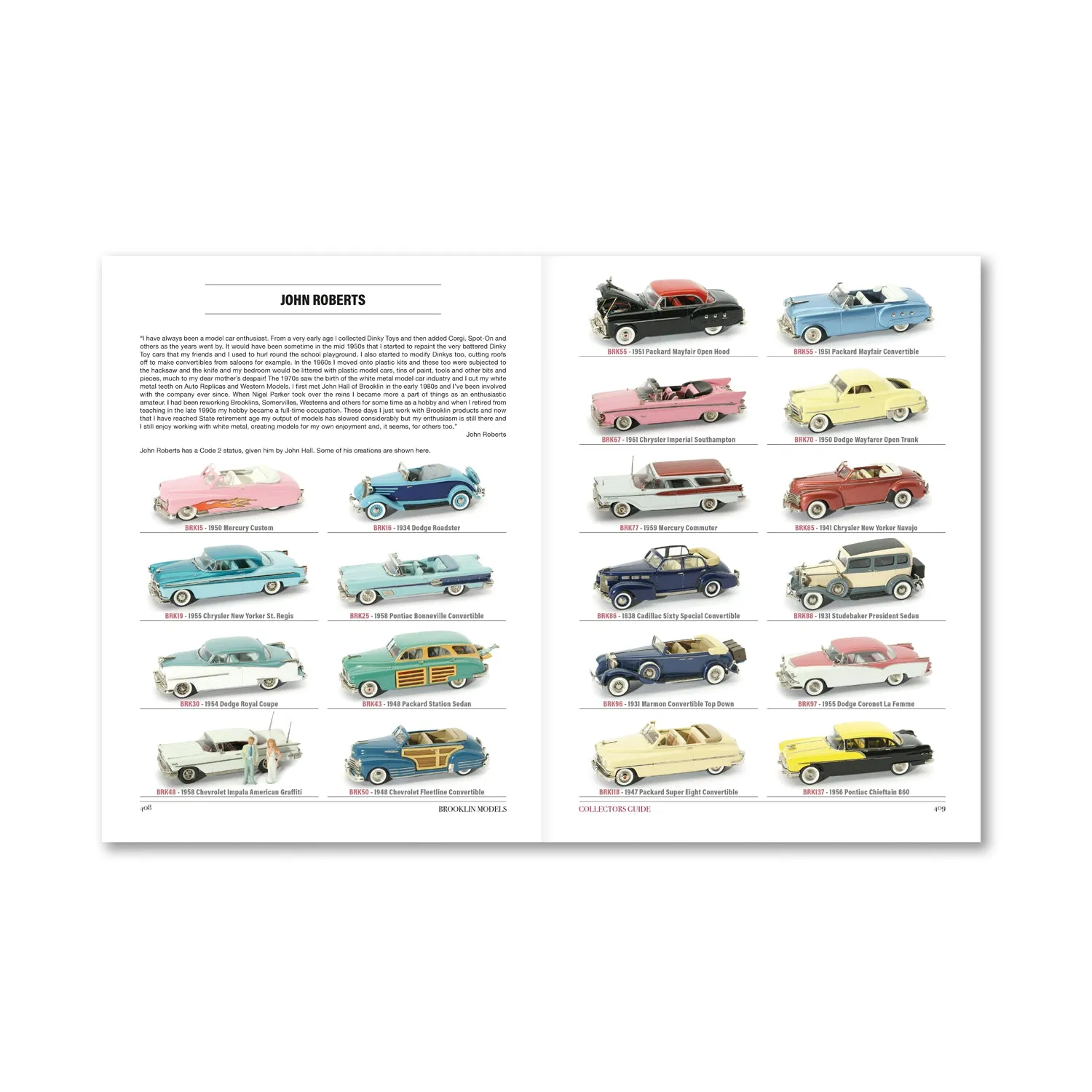 Brooklin Illustrated Collectors Guide livre relié 450 pages