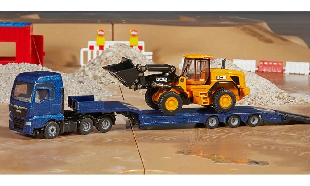 Siku Super 1790 MAN camion surbaissé bleu jaune