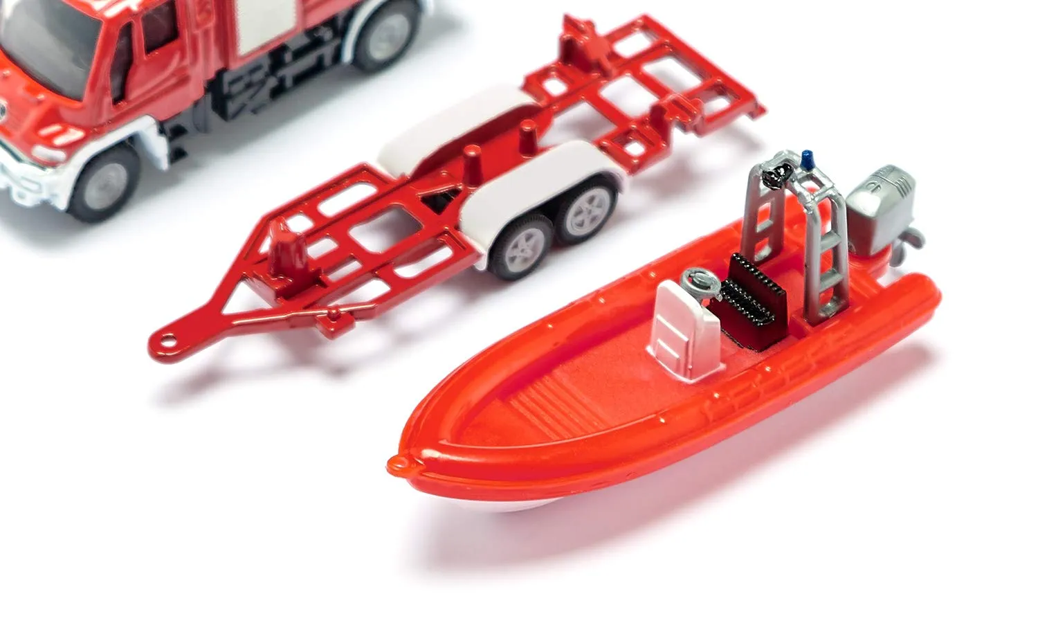 Siku Super 1636 Unimog pompiers miniature avec bateau