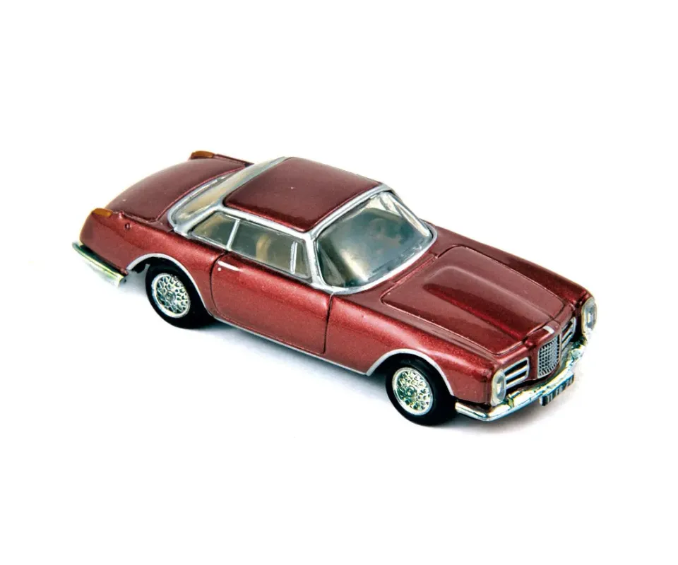 Norev Facel Vega II Coupé 1961 miniature 1/87 bleu Facel