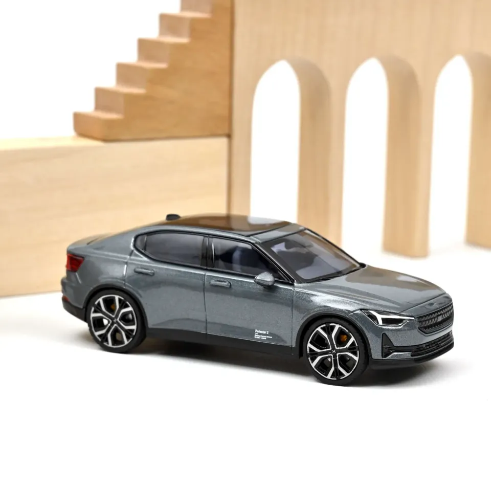 Norev Polestar 2 2021 miniature 1/43 gris tonnerre