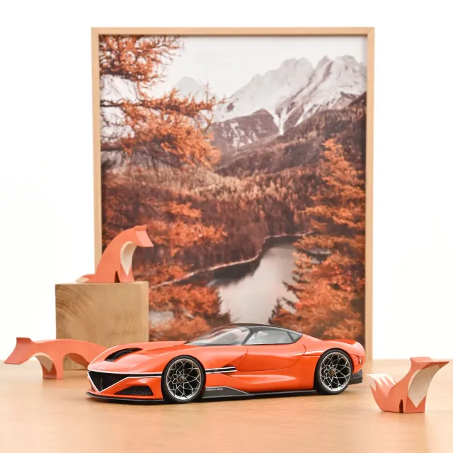 Norev Genesis X Gran Berlinetta VGT voiture 1/18 orange