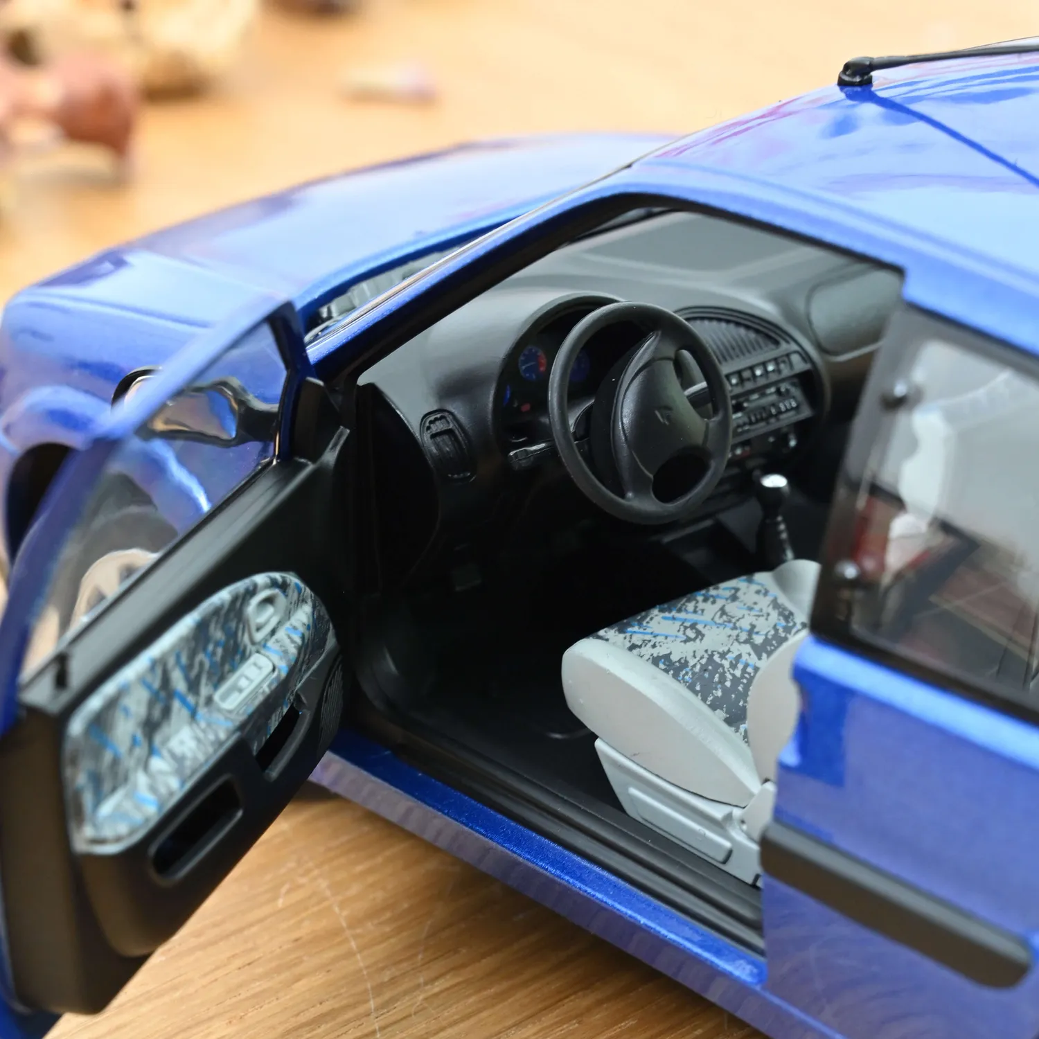 Norev Citroën Saxo VTS 1996 voiture miniature 1/18 bleu