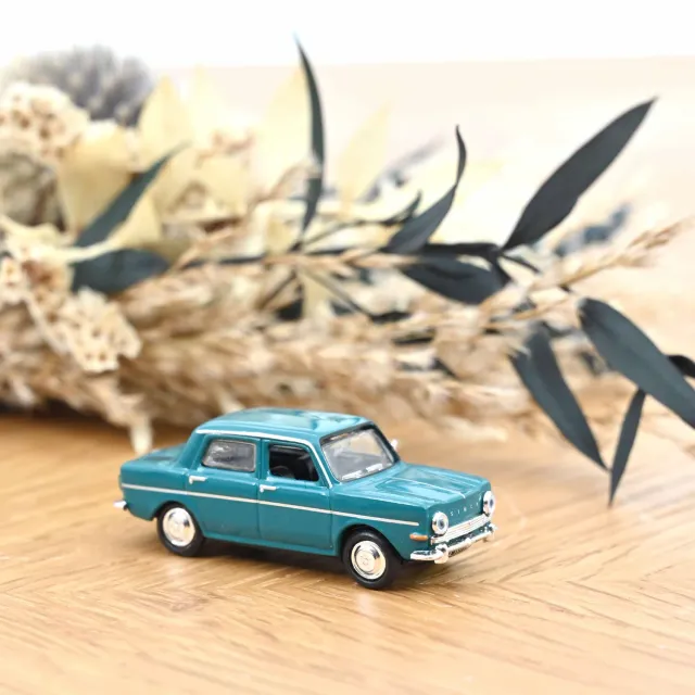 Norev Simca 1000 GLS 1968 miniature 1/87 vert Borodine