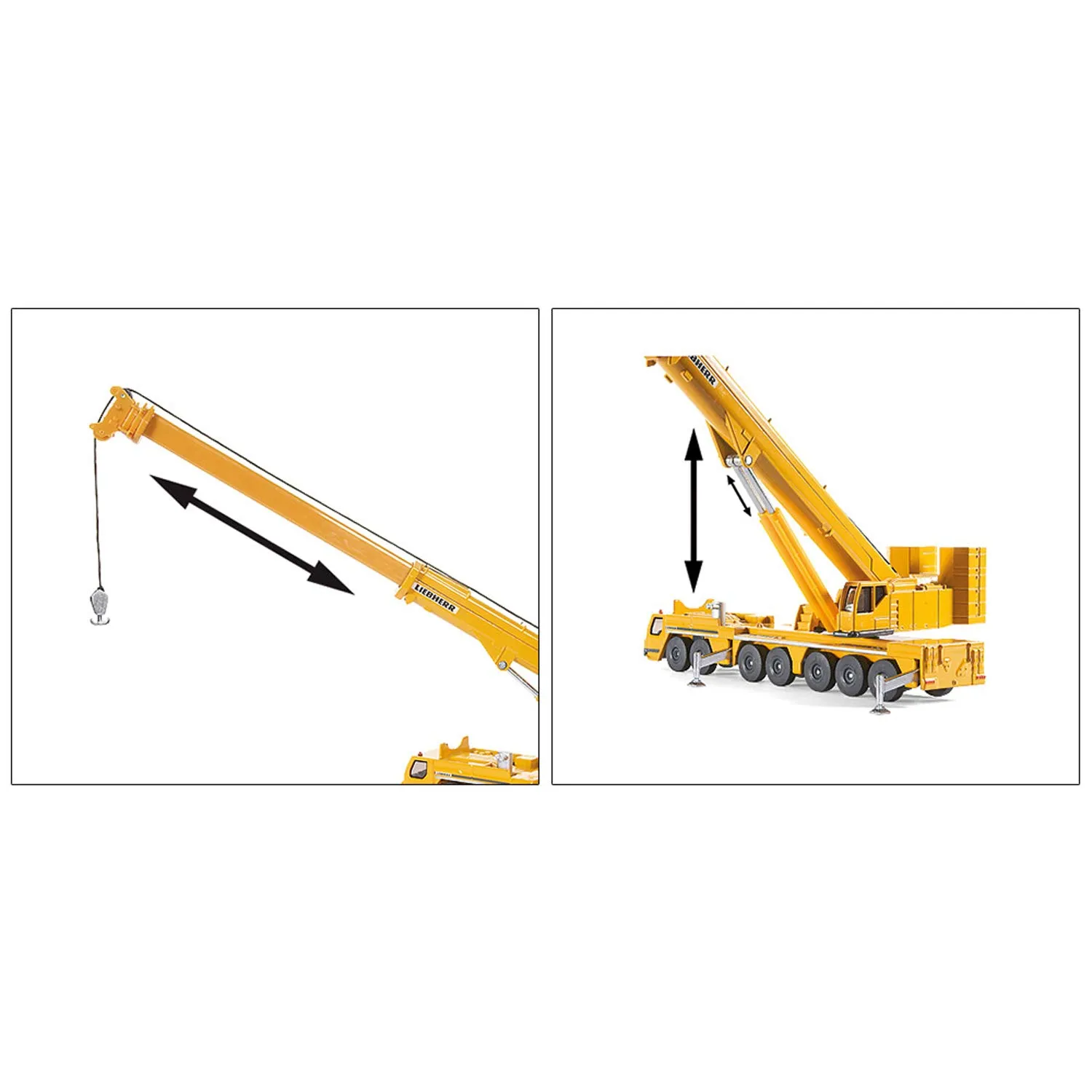 Siku Super 1886 grue mobile Liebherr jaune