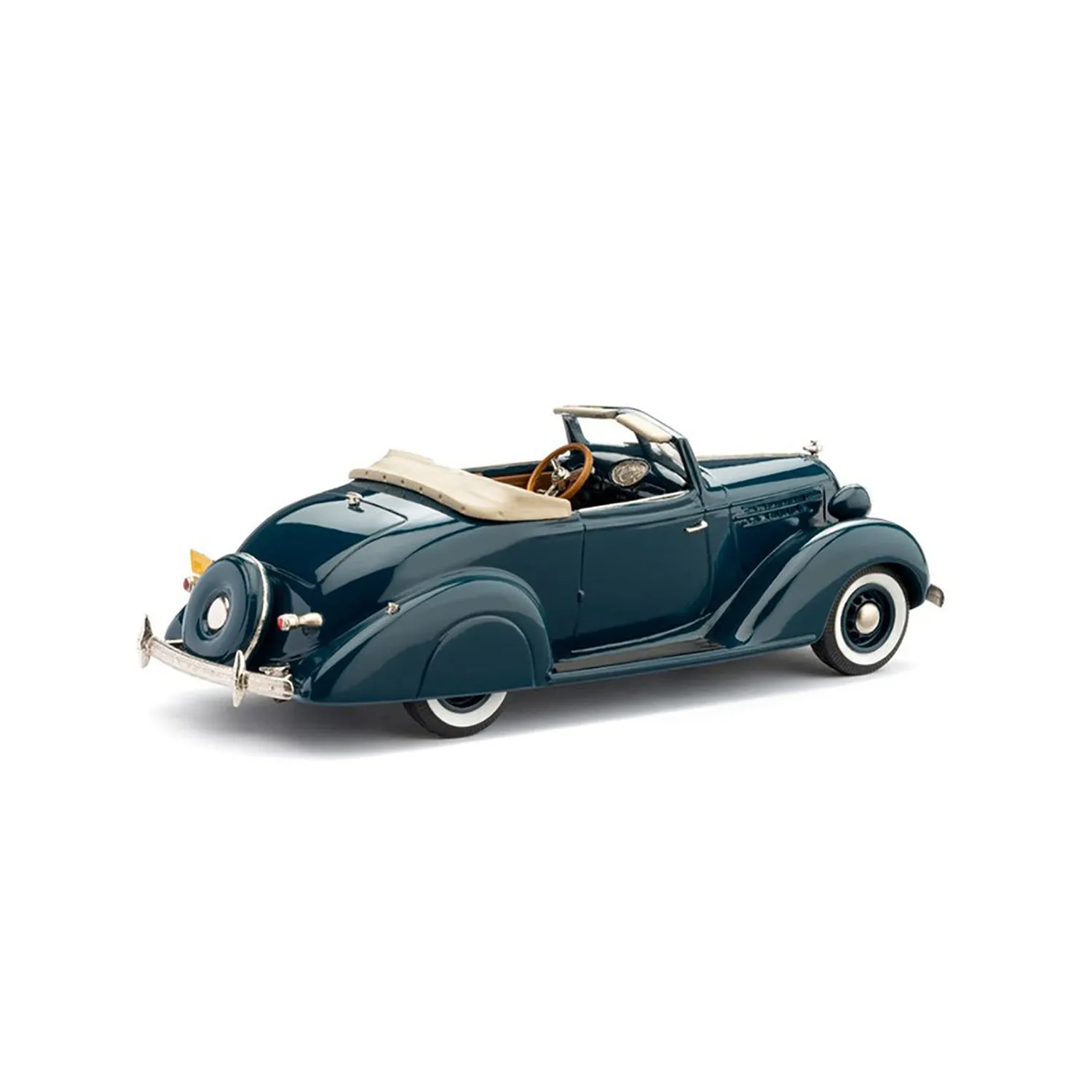Brooklin BML 1936 Hudson Terraplane Custom Six Convertible Coupe miniature bleu
