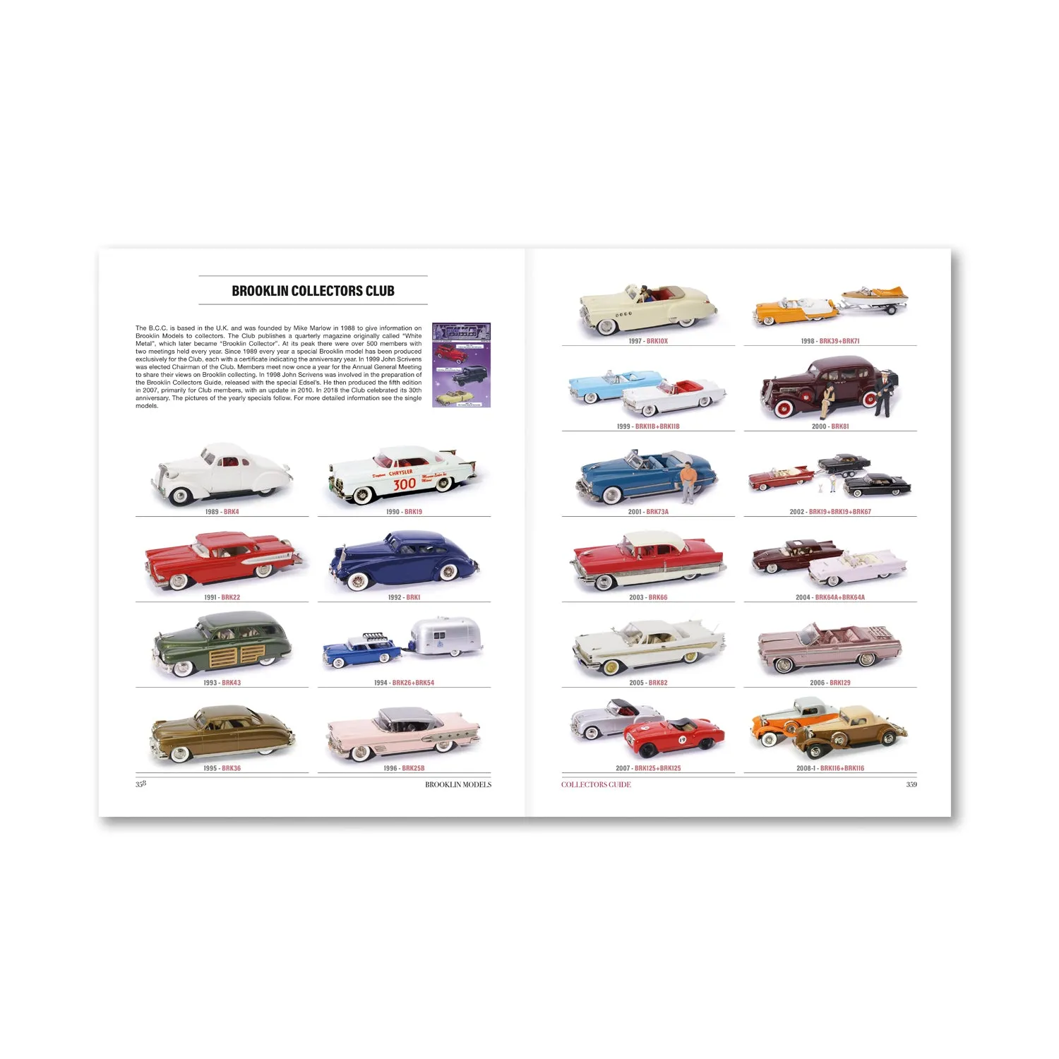 Brooklin Illustrated Collectors Guide livre relié 450 pages