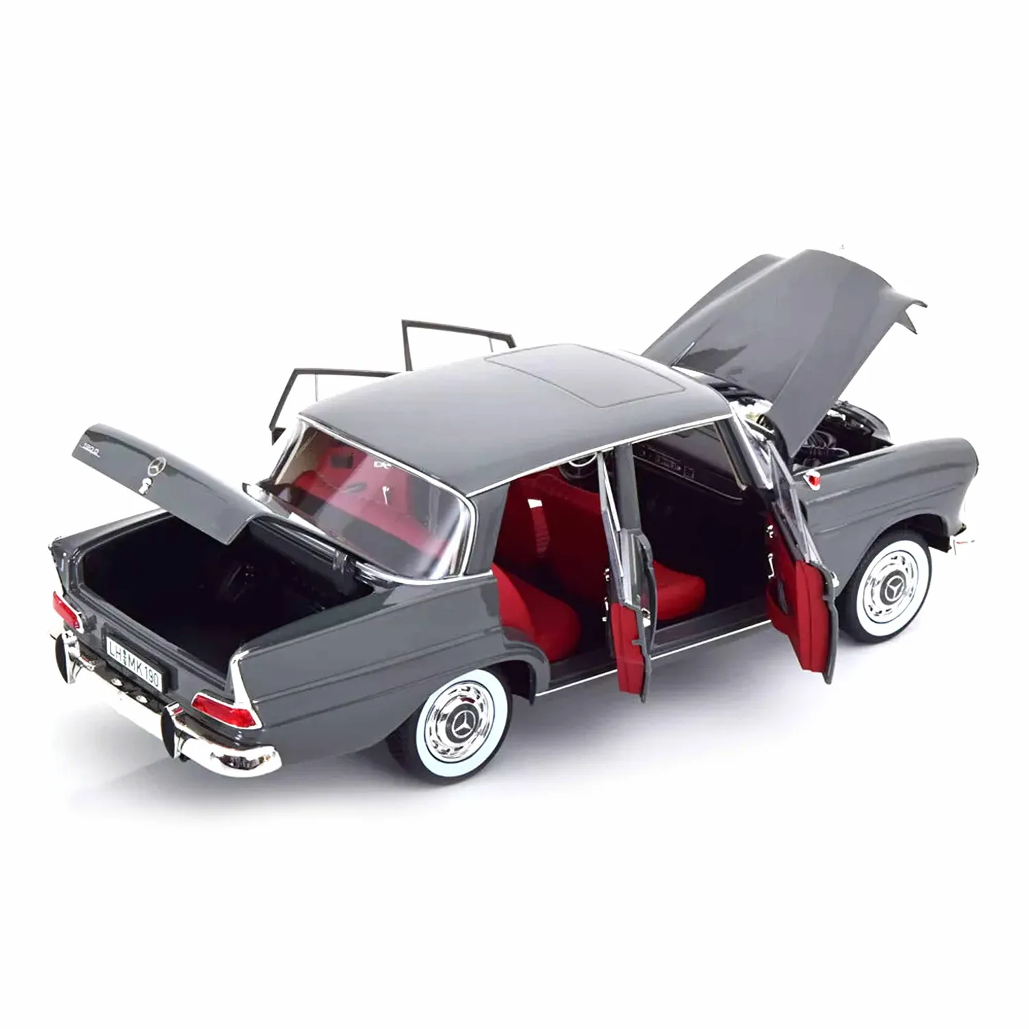 Norev Mercedes-Benz 190 D 1964 voiture miniature 1/18 gris
