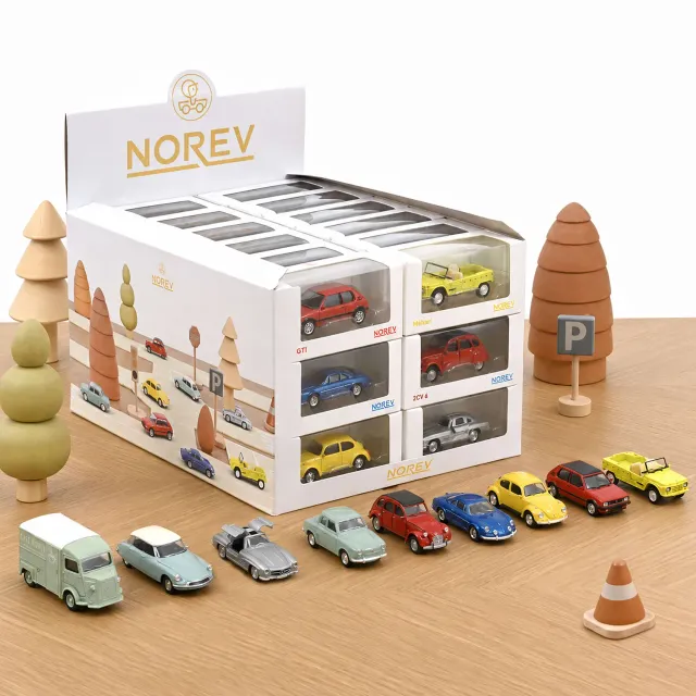 Norev Classic Assortiment voiture miniature 1/64 display 36 pcs