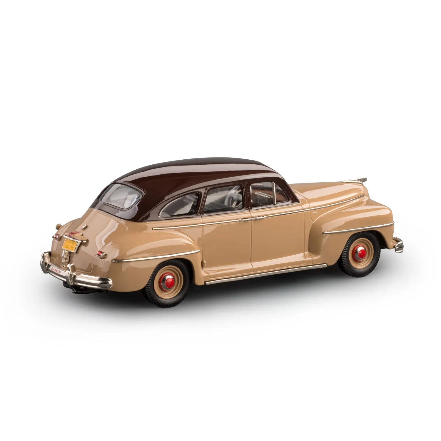 Brooklin 1942 DeSoto berline miniature beige-marron 1/43