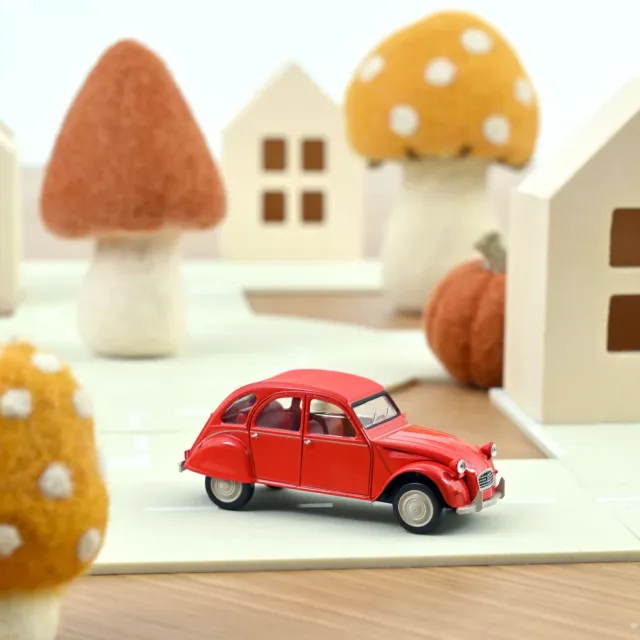 Norev Citroën 2CV 1978 Jet-car miniature 1/43 rouge géranium